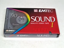 BASF EMTEC SOUND I 90   Blank Audio Cassette Tape (Sealed) New!