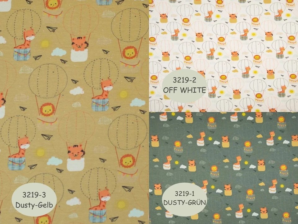 Jersey 100x150 cm, Tiere, Stoff, Digitaldruck, weich, Kinderstoff, Stoffe Kinder - Bild 3 von 3
