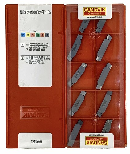 10 X Sandvik N123H2-0400-0002-GF 1105 Indexable Zimbabwe | Ubuy