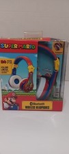 Super Mario Bluetooth Wireless NIB Kids Music TV Laptop Phone Pad Headphones