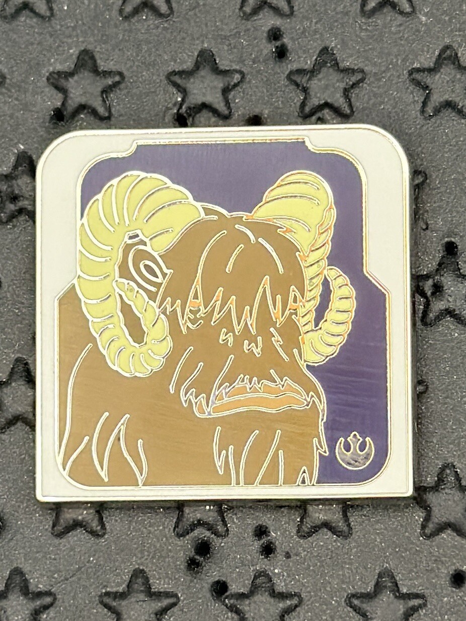 Disney Parks Hidden Mickey 2024 - Star Wars Creatures Bantha Pin Disneyland