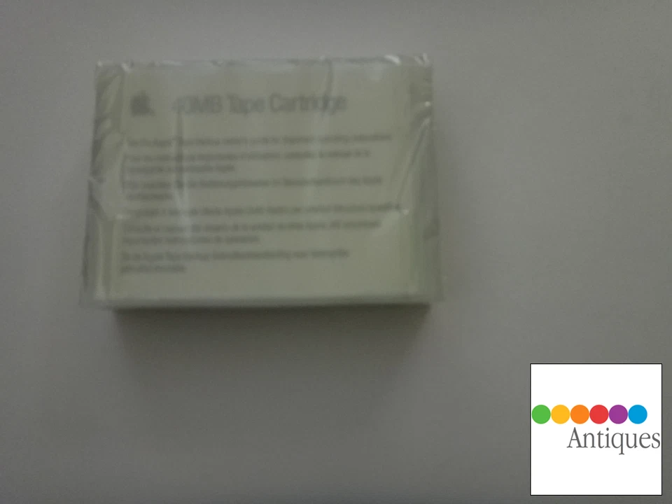 NEW Apple 40MB 40SC Tape Backup Cassette - M2640 SCSI Macintosh Mac Vintage RARE - Image 2 of 2