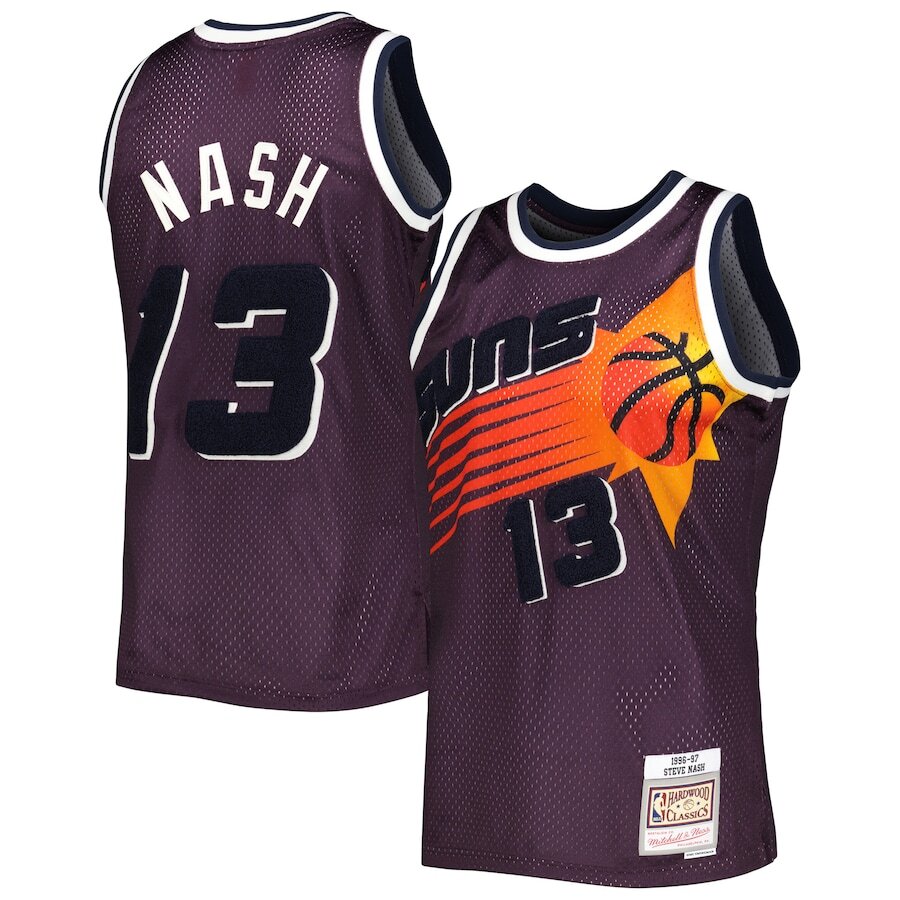 Phoenix Suns Steve Nash #13 Mitchell & Ness Purple Off-Court
