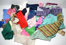 Lot of Scrap Craft Fabric Various Sizes Colors Patterns Lot 8
