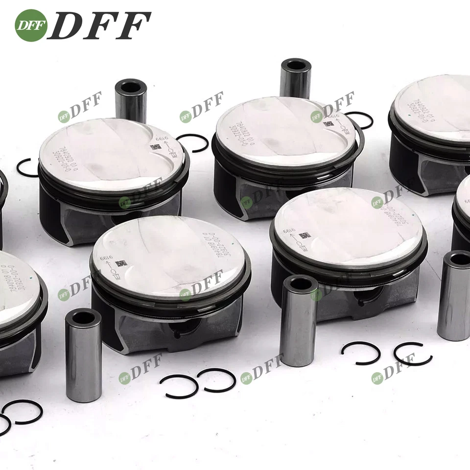 8x Piston & Ring Set STD Φ92mm For BMW M3 E90 E92 E93 S65B40 4.0 V8 11257840918 - Image 3 of 4