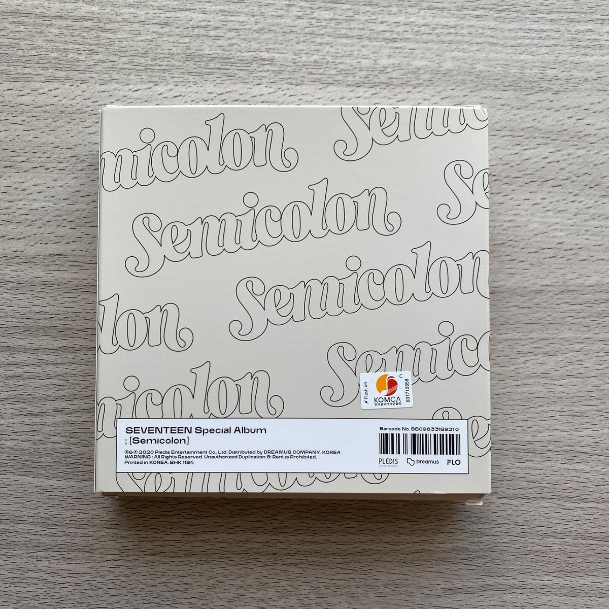 semicolon ミンギュ セット SEVENTEEN special album Semicolon Mingyu ver. + photocard