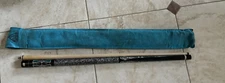 Vintage CUESOUL Pool Cue 57" 19oz w/Blue Carrying Bag Canadian Maple