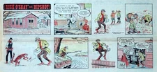 Rick O'Shay by Stan Lynde - color Sunday comic page from March 30, 1975