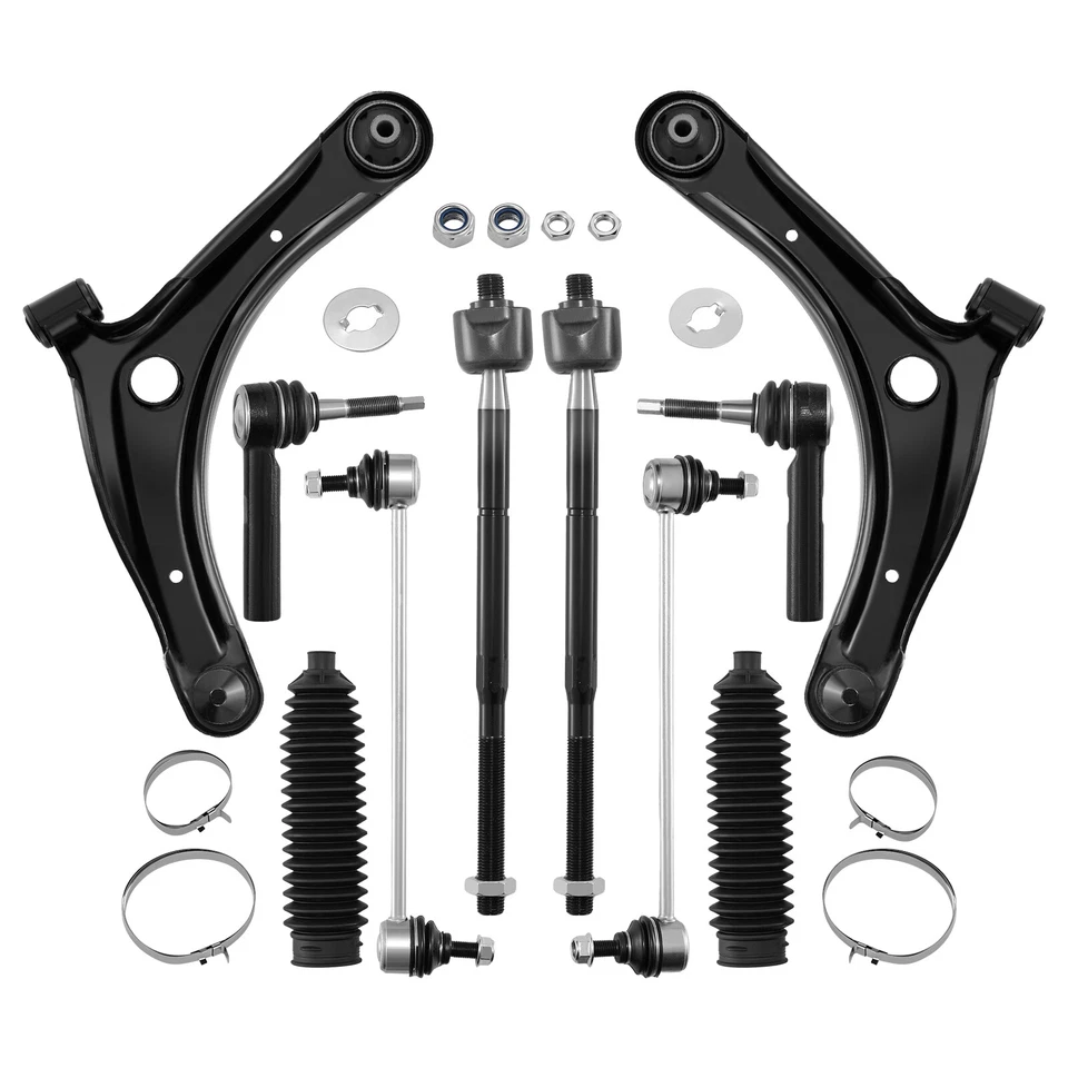 Front Lower Control Arms and Ball Joints Set For 2007-2017 Jeep Patriot Compass Foto 2 de 4