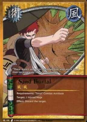 Sand Burial - J-100 - Rare - Unlimited Edition - Diamond Foil Curse of the Sand 