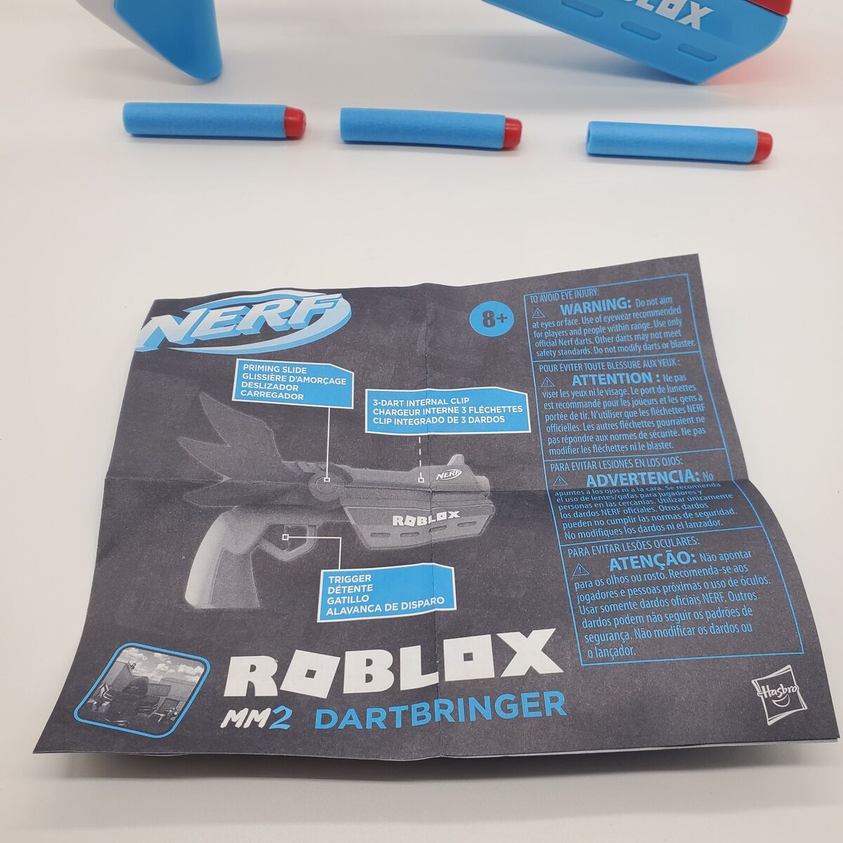 NERF Roblox MM2 Dartbringer Blaster