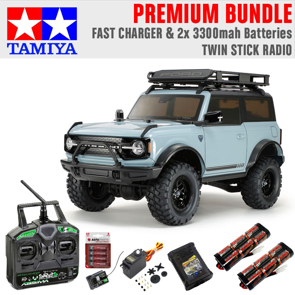 Tamiya CC-02 Ford Bronco 2021 Pre Painted RC 47483 Premium Stick タミヤCC-02 ブロンコ