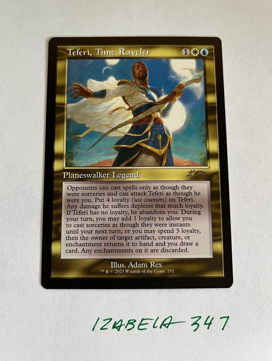 teferi cards mtg Magic the Gathering Dominaria Teferi, Timebender Planeswalker Deck Counter target spell or ability an opponent controls that targets a land you control MTG Teferi, Time Raveler -