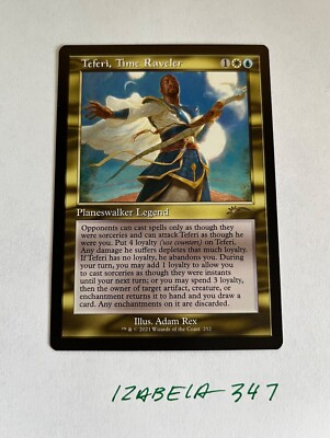 teferi cards mtg MTG Teferi, Time Raveler - Planeswalker Legend NON-FOIL - SLD #252 NM/M