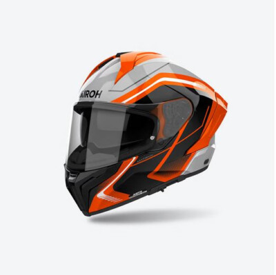 Airoh MATRYX Wide Orange Gloss Full Face Motorcycle Helmet Size XL