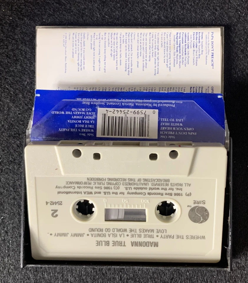 Madonna – True Blue Cassette - Image 4 of 4