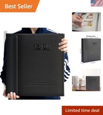 Handmade Large Capacity Photo Album - Magnetic Self-Stick for 3x5 to 8x10 Photos