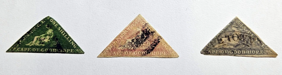 Cabo de Buena Esperanza incluyendo sellos triangulares Foto 2 de 4