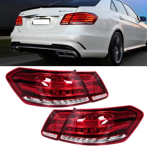 For Mercedes-Benz E Class W212 4-Door Sedan 2009-2013 Upgraded Taillights 4PC - Picture 1 of 9