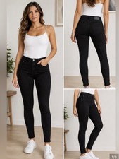  Levis Womens Black Denim 711 Skinny Jeans, S...
