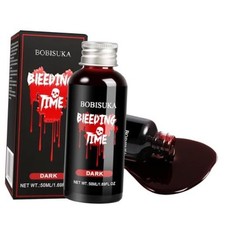 Realistic Fake Blood, Long-Lasting SFX Makeup  50ml Dark