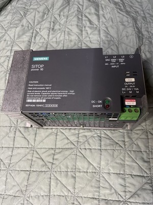 Siemens 6EP1434-1SH01 Sitop Power 10 Power Supply In 400-500V Out 24VDC 10A