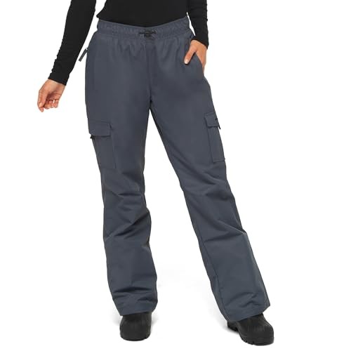ARCTIX WOMEN'S LUMI PULL OVER FLEECE LINED CARGO SNOW PANTS,