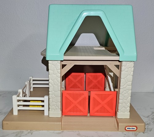 Vintage Little Tikes Doll House Horse Barn Stable Ex Con Fast Shipping 