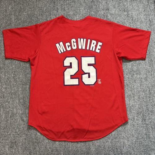 Vintage TrueFan MLB St Louis Cardinals Mark McGwire Baseball Jersey Mens Large - Picture 2 of 7
