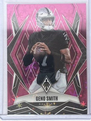 Geno Smith 2025 Phoenix #78 Pink Snowflake /299 LV Raiders