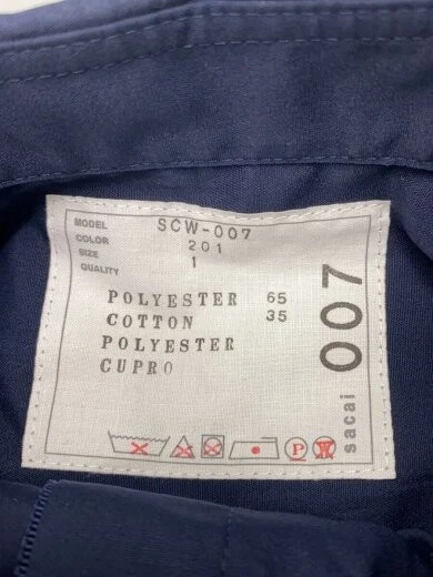 sacai Abito manica lunga 1 Cotone NVY SCW 007