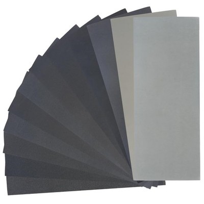 24Pc Sanding Paper Set Wet Dry Assorted Grit Sheets