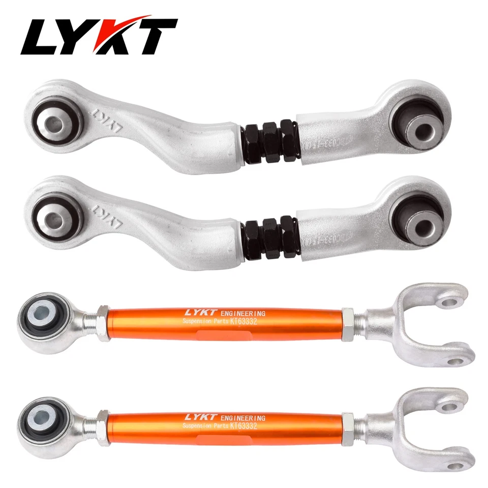 LYKT 4pcs Adjustable Rear Camber&Toe Arms for Benz C、CLS、E、GLC、GLK、 AMG Foto 4 de 4