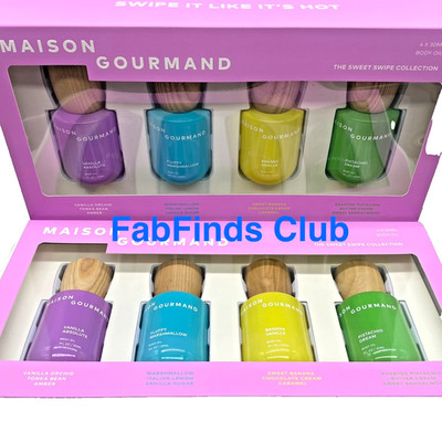 2x Maison Gourmand Body Oil 4pc Set