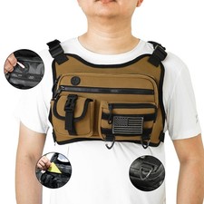 Sports Chest Bag Water Resistant Lightweight Men Front Running Vest Bag SBAQ