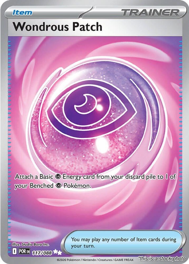 Wondrous Patch, (POR 117/088), Perfect Order, NM, Pokemon