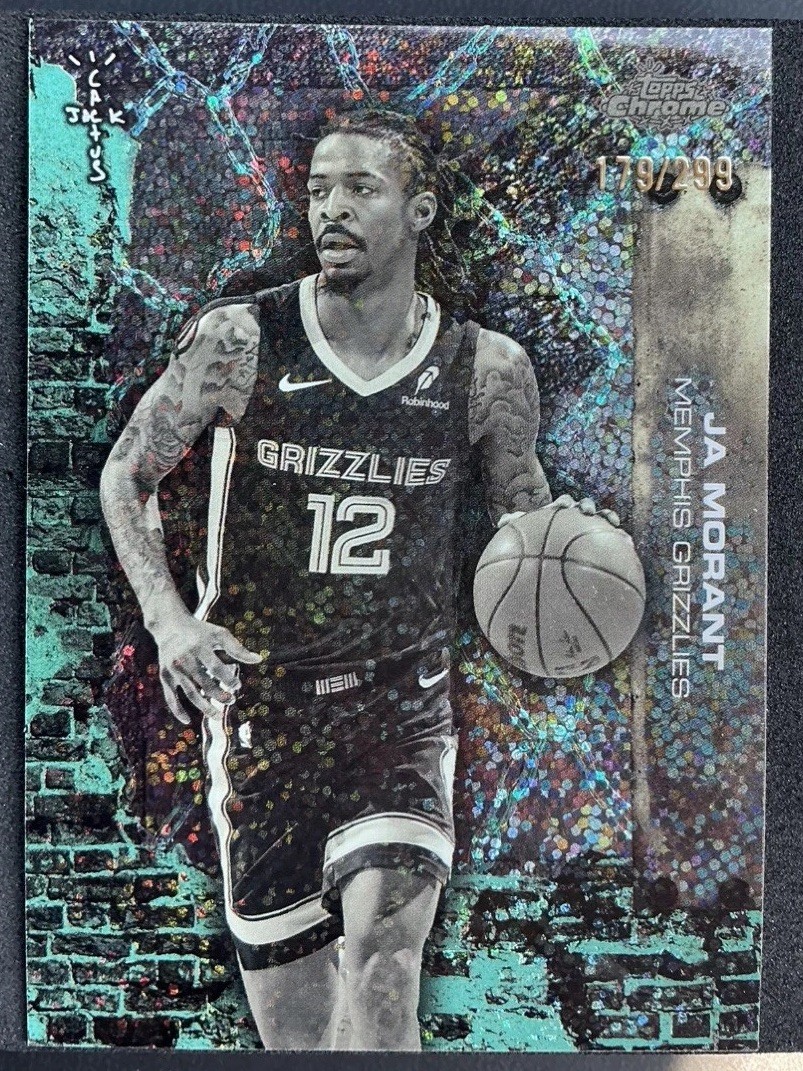 2025-26 Topps Chrome Cactus Jack JA MORANT #56 TEAL SPECKLE REFRACTOR/299🔥