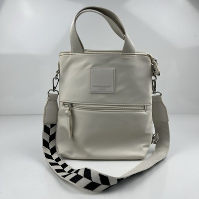 Cynthia Rowley Women s Emma Backpack Bag White Nylon10.5 X 10  X 3 