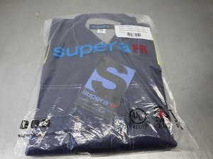 1 NEW! SUPERA FR 46 x 32 TALL Navy Blue Coverall FR240CO