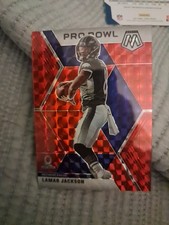 2020 Mosaic Lamar Jackson Red Pro Bowl Baltimore Ravens No. 251