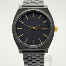 Nixon Time Teller Matte Black Watch Timepiece Mens Classic Authentic