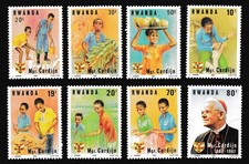 Rwanda Birth Centenary of Cardinal Cardijan 8v 1983 MNH SG#1161-1168