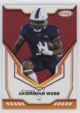 2024 SAGE HIT Low Series Red La'Damian Webb #46 0q1p