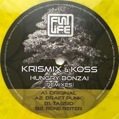 Krismix & Koss - Hungry Bonzai (Remixes), 12'', (Vinyl)