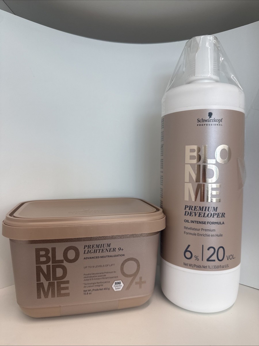 Schwarzkopf Blondme Bleach Premium Lightener 9+ & Oil Formula Schwarzkopf Blondme Bleach Premium Lightener 9+ & Oil Formula