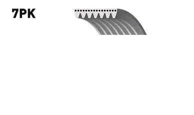 7 Rib V-Ribbed Belt 7PK2328 Gates NCA2211AC