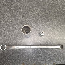 Vintage Master Mechanic Tool Lot Wrench Sockets Used Vintage Master Mechanic Tool Lot Wrench Sockets Used
