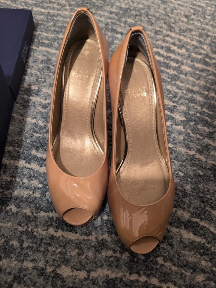Tacones STUART WEITZMAN Sierra Adobe Aniline nw15830 talla 7,5 m gran forma Foto 2 de 4