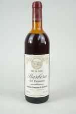 AUS SAMMLER NACHLASS - ALTE FLASCHE ROTWEIN - BARBERA DEL PIEMONTE - 80er JAHRE