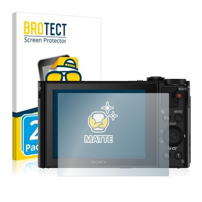 2x Schutzfolie Matt für Sony Cyber-Shot DSC-HX90V Displayschutz 